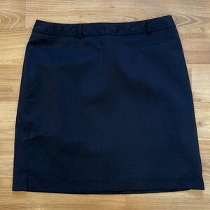 Vintage Black Skirt Line & Gate Mini Pencil Skirt Medium